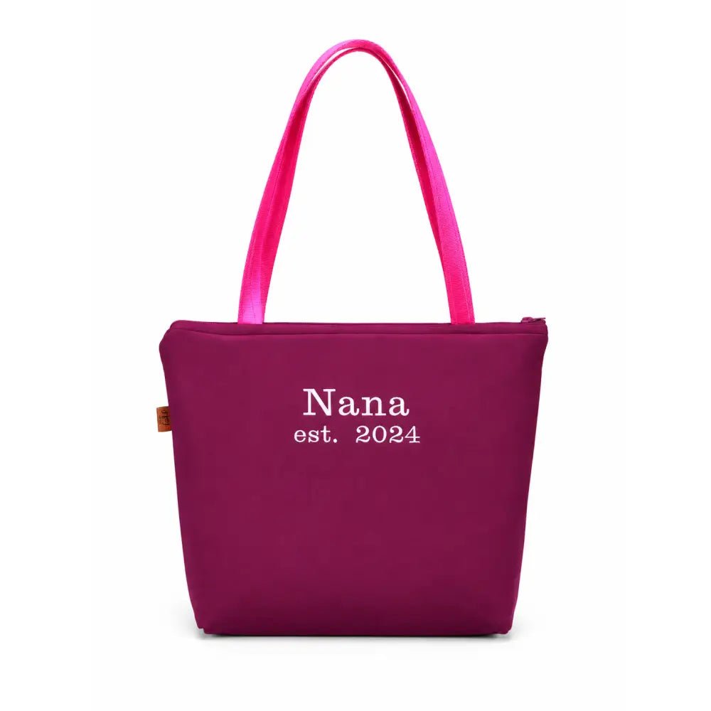 Personalised Waterproof Dog Walking Tote Bag - With Zip - Hugo and Ted