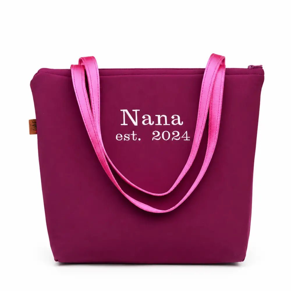 Personalised Waterproof Dog Walking Tote Bag - With Zip - Hugo and Ted