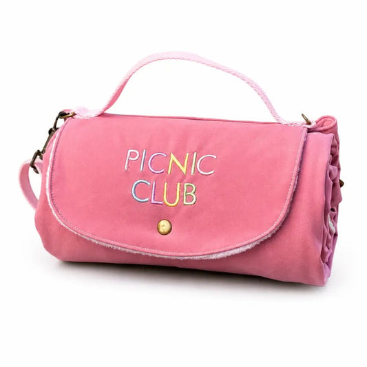 'Picnic Club' Rainfleece Waterproof Walkies Mat - One Standard Size - Hugo and Ted