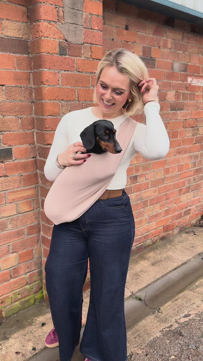 Summer Light-Weight Dog Sling Carrier - Two Sizes, Made to Order