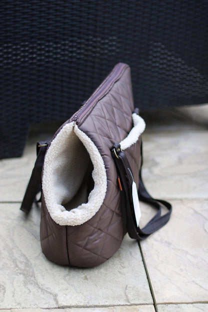 Quilted Dog Carry Bags – Padded, Waterproof & Comfortable for Small Dogs on the Go - Hugo and Ted