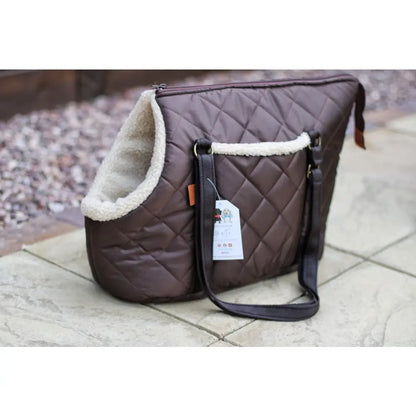 Quilted Dog Carry Bags – Padded, Waterproof & Comfortable for Small Dogs on the Go - Hugo and Ted