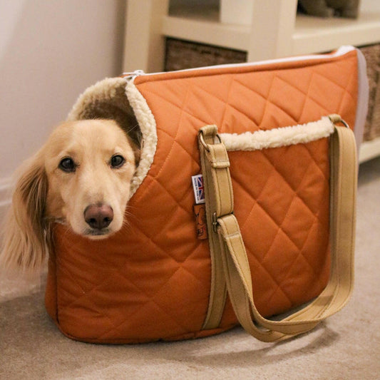 Quilted Waterproof Dog Carry Bags - Hugo and Ted