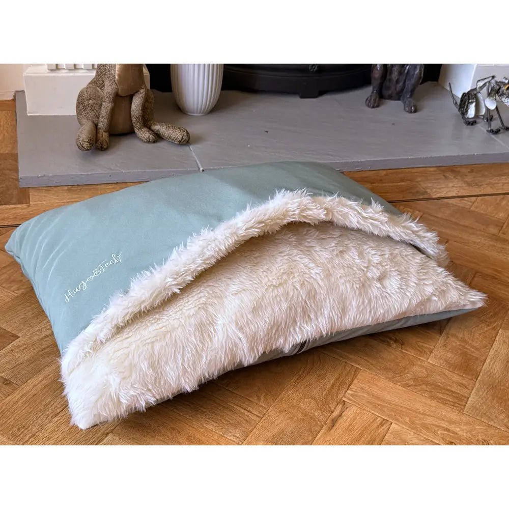 Rainfleece Personalised Waterproof Dog Den Bed - Canopy, Made to Order - Hugo and Ted