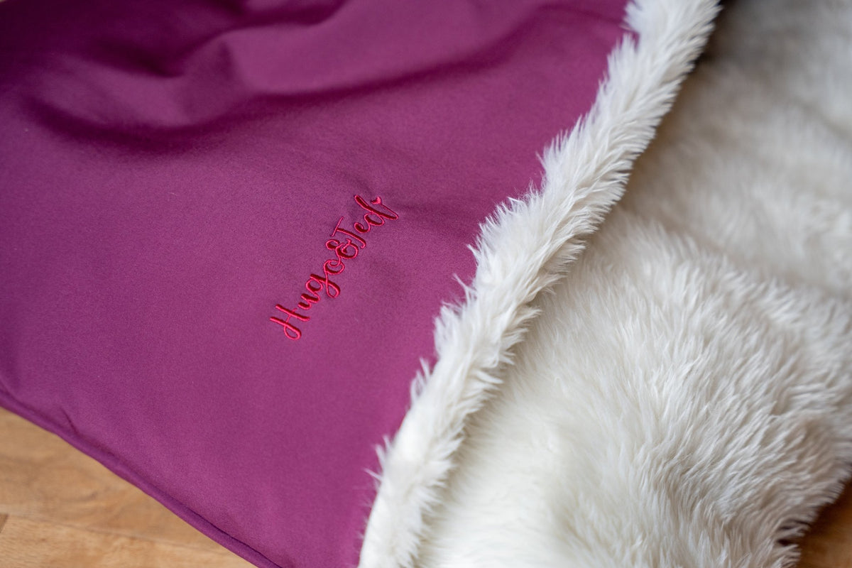 Rainfleece Personalised Waterproof Dog Den Bed - Canopy, Made to Order - Hugo and Ted