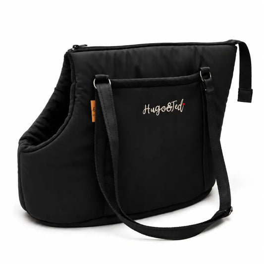 Rainfleece Waterproof Dog Carrier Bag - Converts to Travel Bed - Hugo and Ted