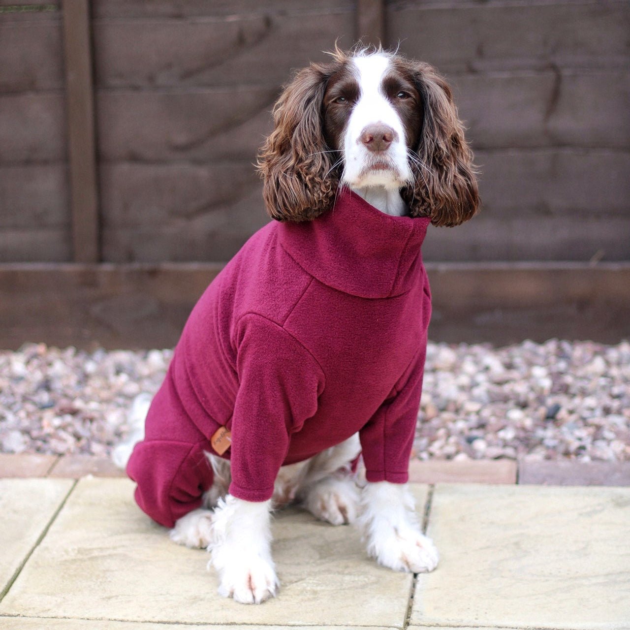 Ready to Ship - Standard Size Fleece Dog Jumpsuit - Hugo and Ted