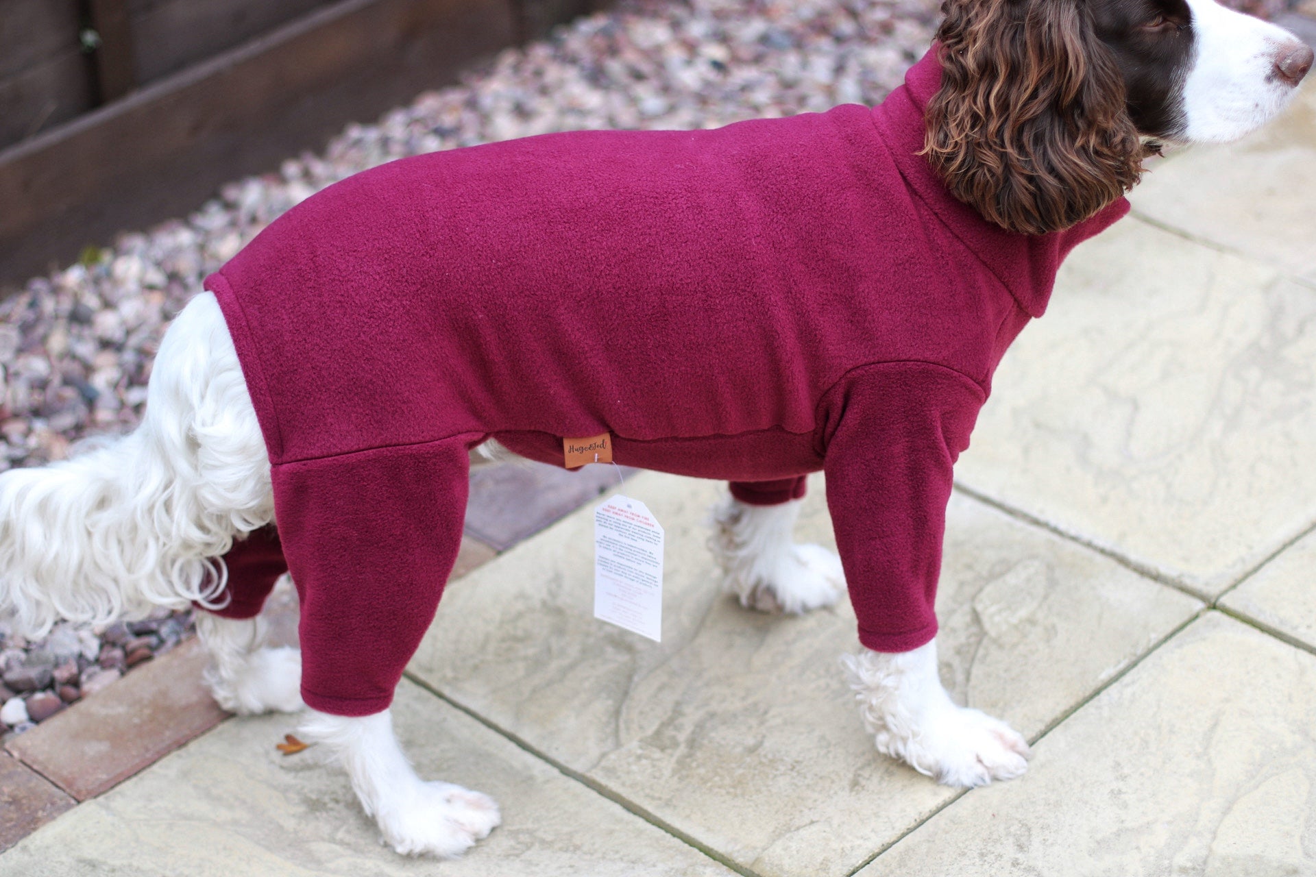 Ready to Ship - Standard Size Fleece Dog Jumpsuit - Hugo and Ted