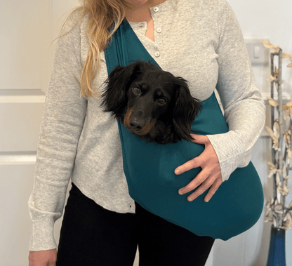 Simply Hugo and Ted - Lightweight Summer Jersey Dog Sling Carrier - Hugo and Ted
