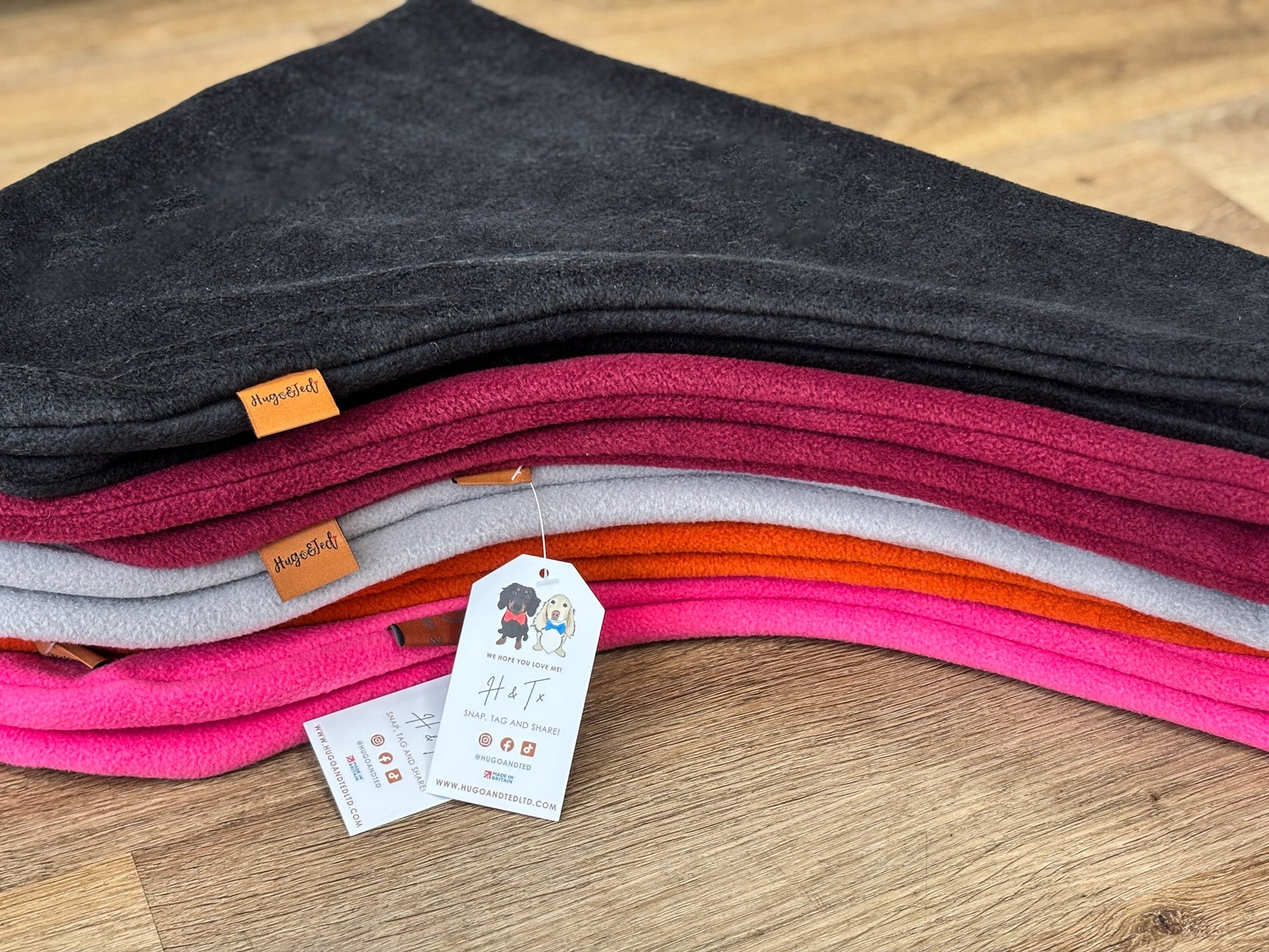 Simply Hugo and Ted - Standard Sized Fleece Slings - Hugo and Ted