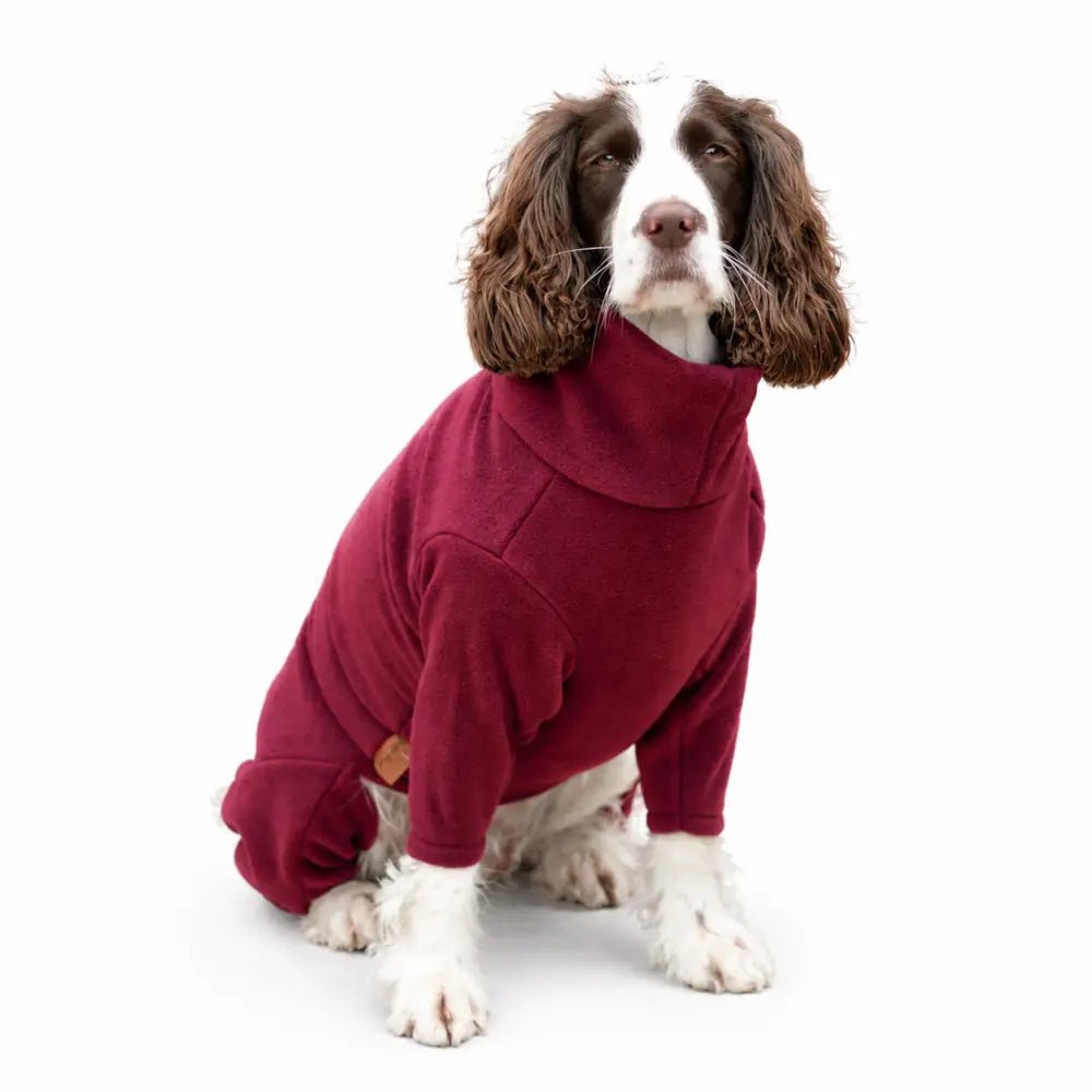 Standard Size Fleece Dog Jumpsuit - Ready to Ship - Hugo and Ted
