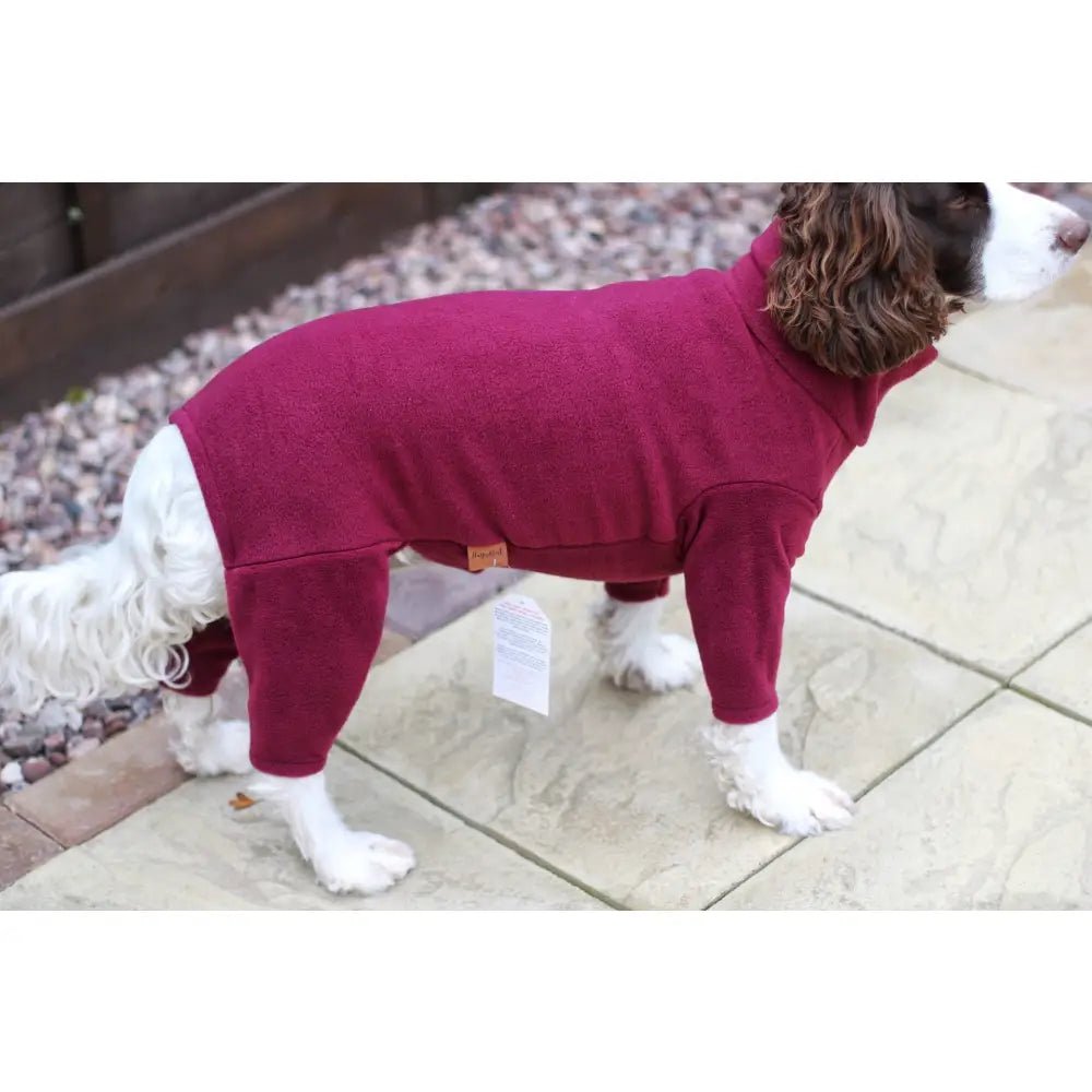 Standard Size Fleece Dog Jumpsuit - Ready to Ship - Hugo and Ted