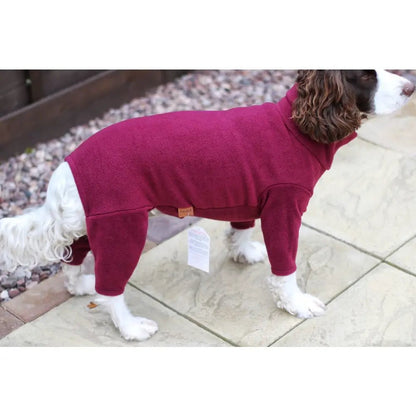 Standard Size Fleece Dog Jumpsuit - Ready to Ship - Hugo and Ted
