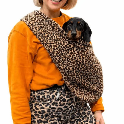 Standard Size Fleece Dog Sling Carriers - Ready to Ship - Hugo and Ted