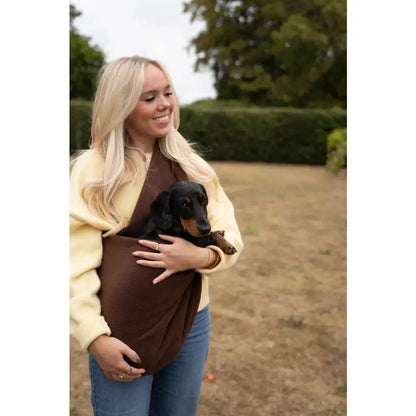 Standard Size Fleece Dog Sling Carriers - Ready to Ship - Hugo and Ted