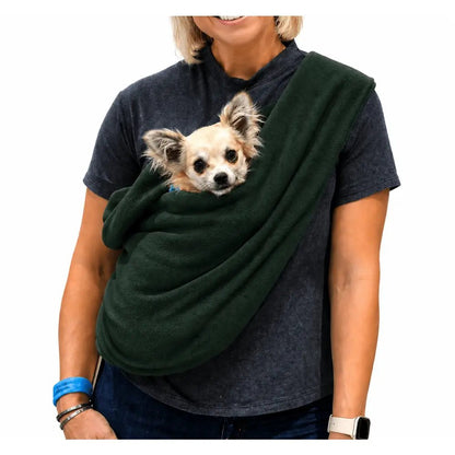 Standard Size Fleece Dog Sling Carriers - Ready to Ship - Hugo and Ted