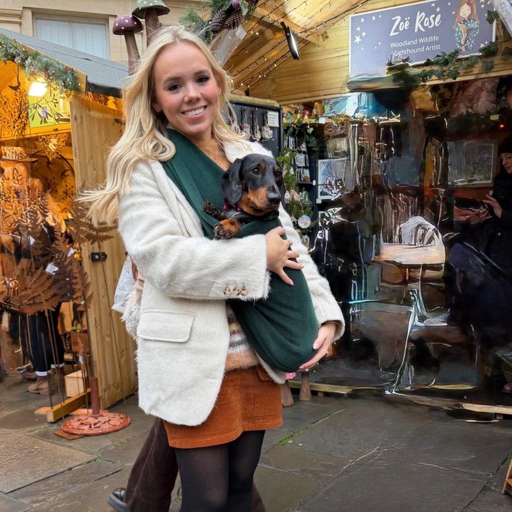 Standard Size Fleece Dog Slings - Hugo and Ted