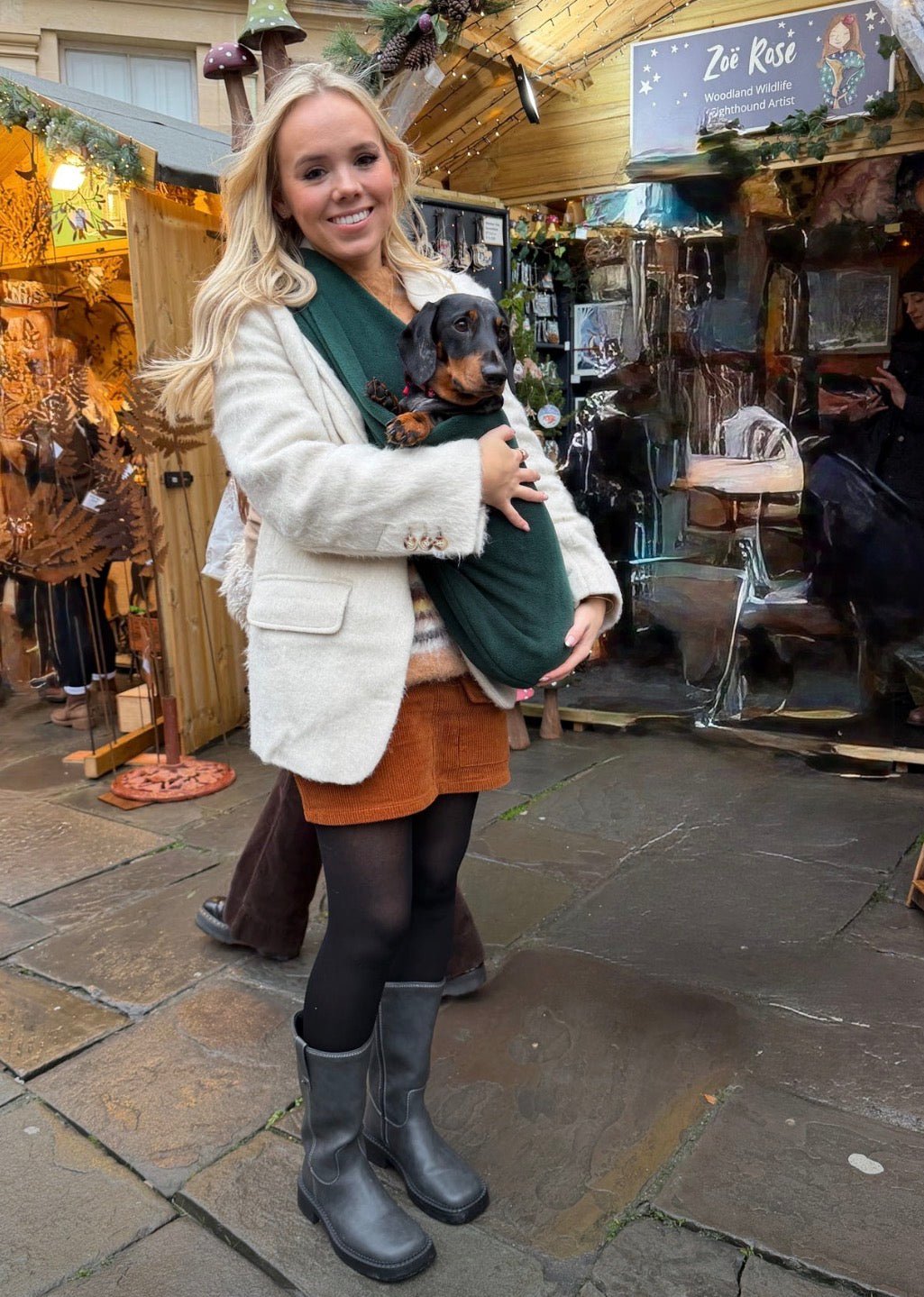 Standard Size Fleece Dog Slings - Hugo and Ted