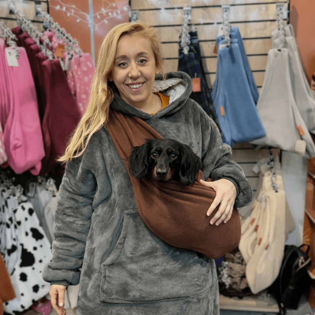 Standard Size Fleece Dog Slings - Hugo and Ted