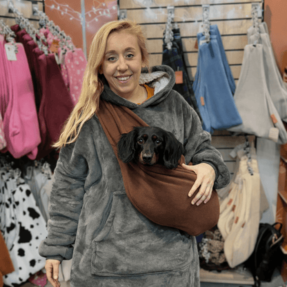 Standard Size Fleece Dog Slings - Hugo and Ted
