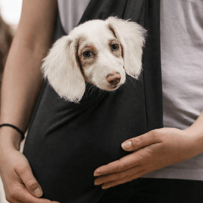 Standard Size Lite Jersey Dog Sling Carrier - Hugo and Ted