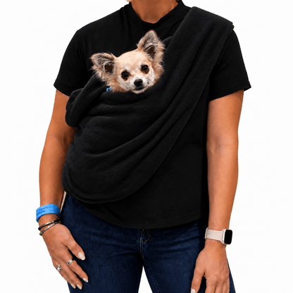 Standard Size Polar Fleece Dog Sling - Core Collection - Hugo and Ted