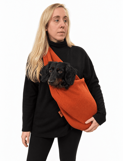 Standard Size Polar Fleece Dog Sling - Core Collection - Hugo and Ted