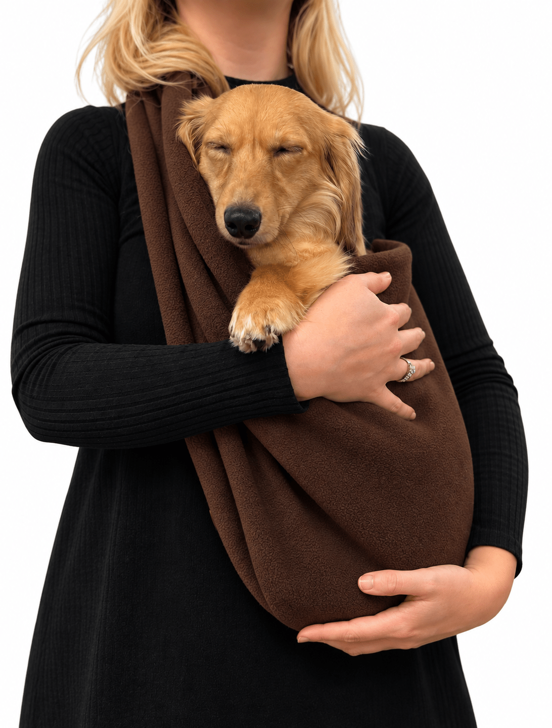 Standard Size Polar Fleece Dog Sling - Core Collection - Hugo and Ted
