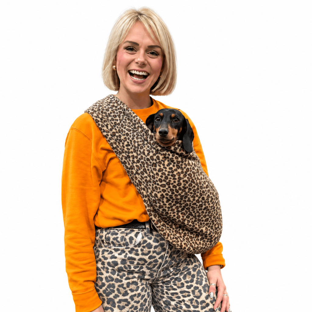 Standard Size Polar Fleece Dog Sling - Core Collection - Hugo and Ted