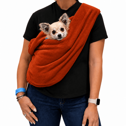 Standard Size Polar Fleece Dog Sling - Core Collection - Hugo and Ted