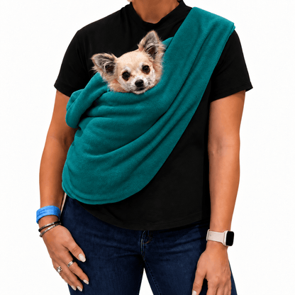 Standard Size Polar Fleece Dog Sling - Core Collection - Hugo and Ted