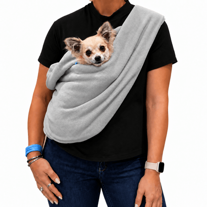Standard Size Polar Fleece Dog Sling - Core Collection - Hugo and Ted