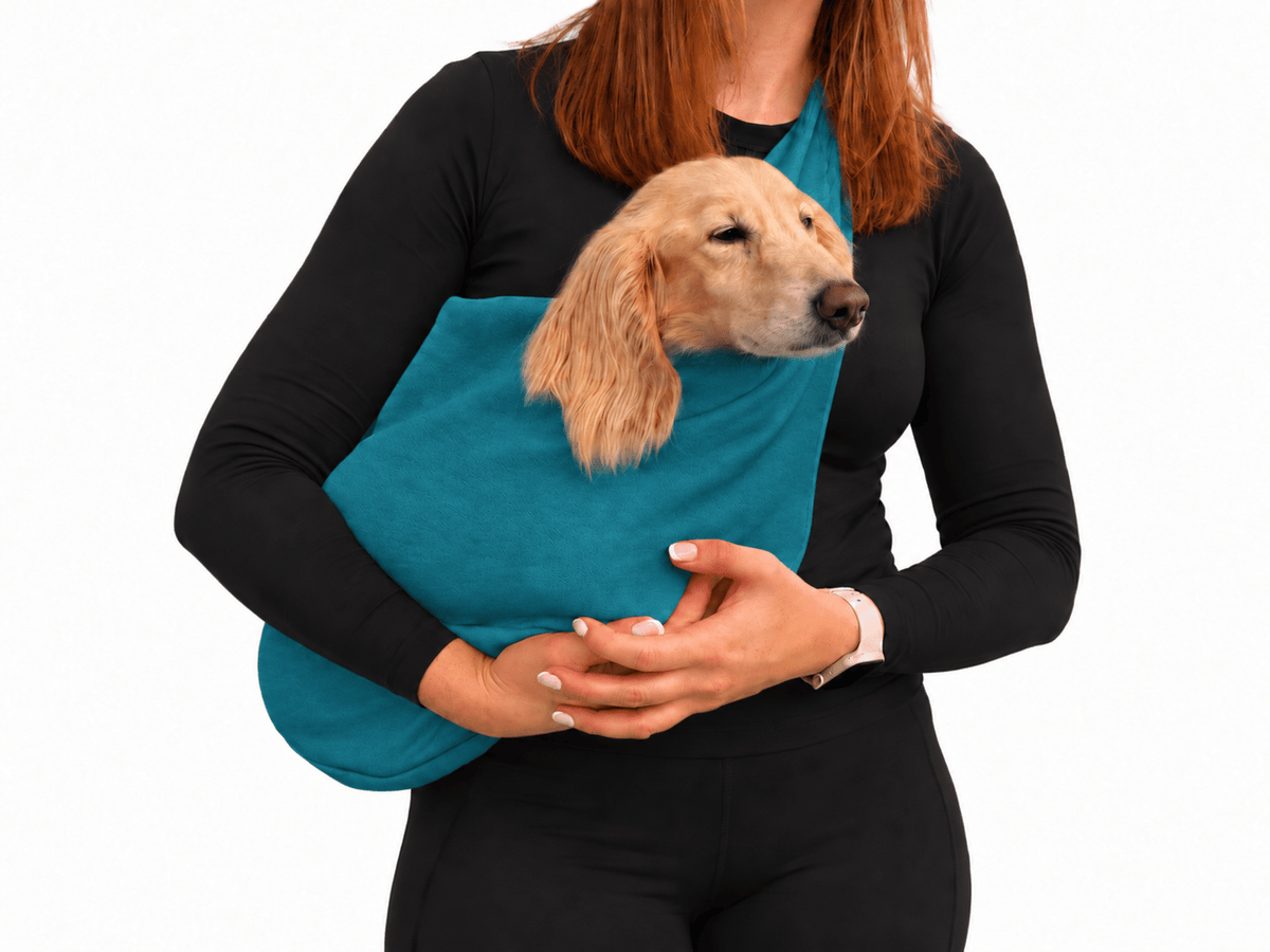 Standard Size Sweatshirt Dog Sling Carrier - Core Collection - Hugo and Ted