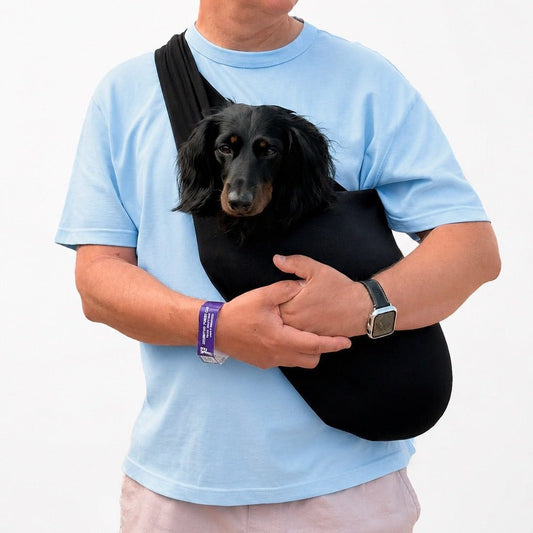 Summer Light-Weight Dog Sling Carrier - Two Sizes, Made to Order - Hugo and Ted