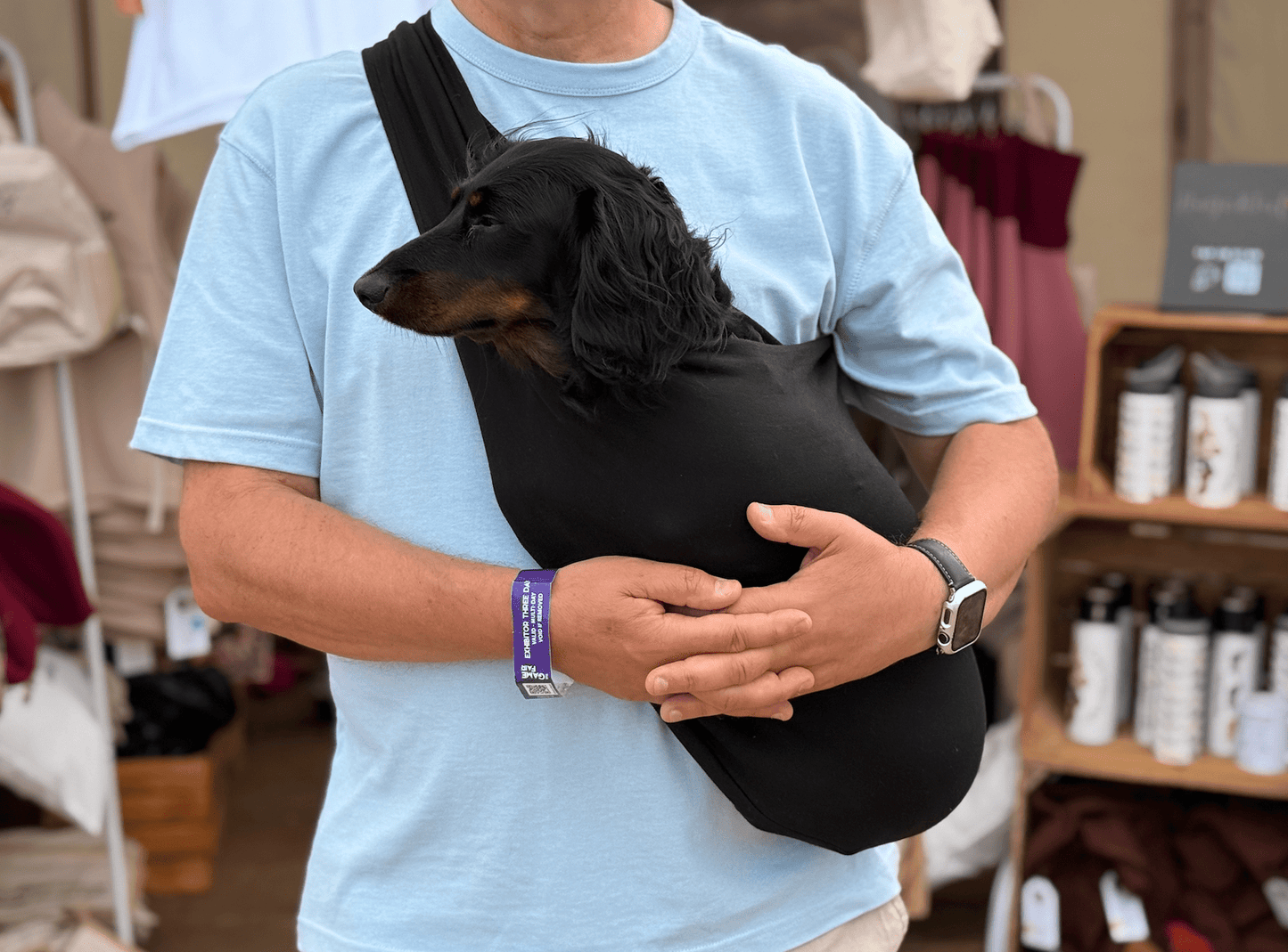 Summer Light-Weight Dog Sling Carrier - Two Sizes, Made to Order - Hugo and Ted