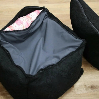 Teddy Box Bed - Removable Covers, Machine Washable - Hugo and Ted