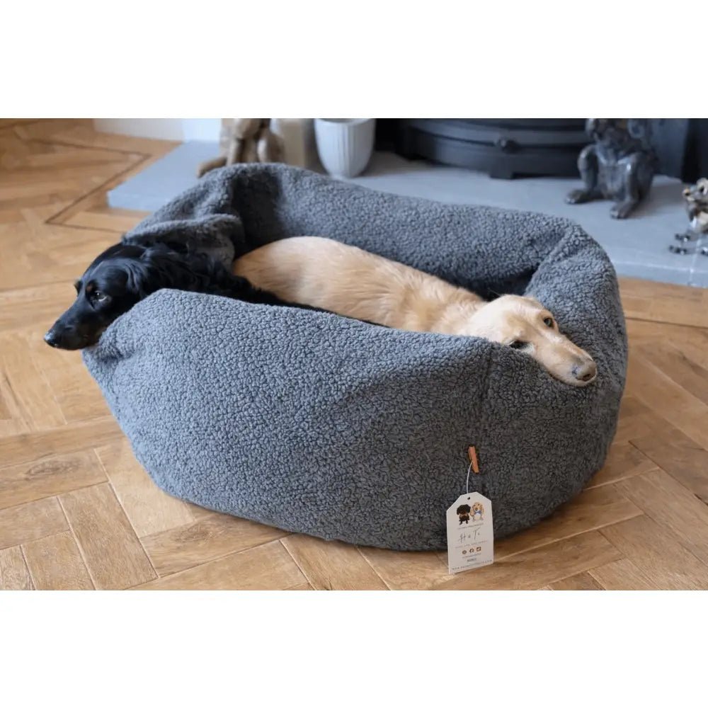 Teddy Box Bed - Removable Covers, Machine Washable - Hugo and Ted