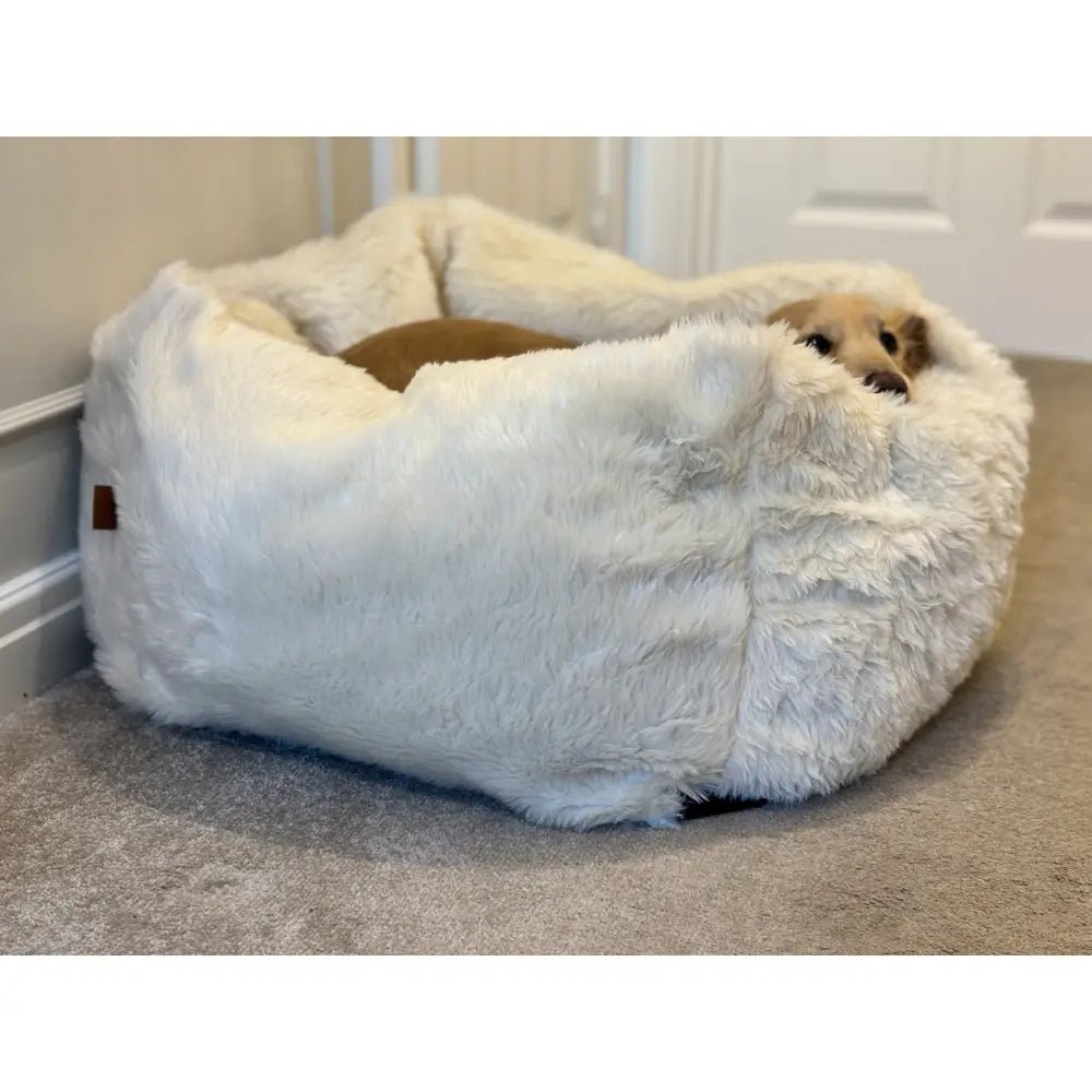 Teddy Box Bed - Removable Covers, Machine Washable - Hugo and Ted
