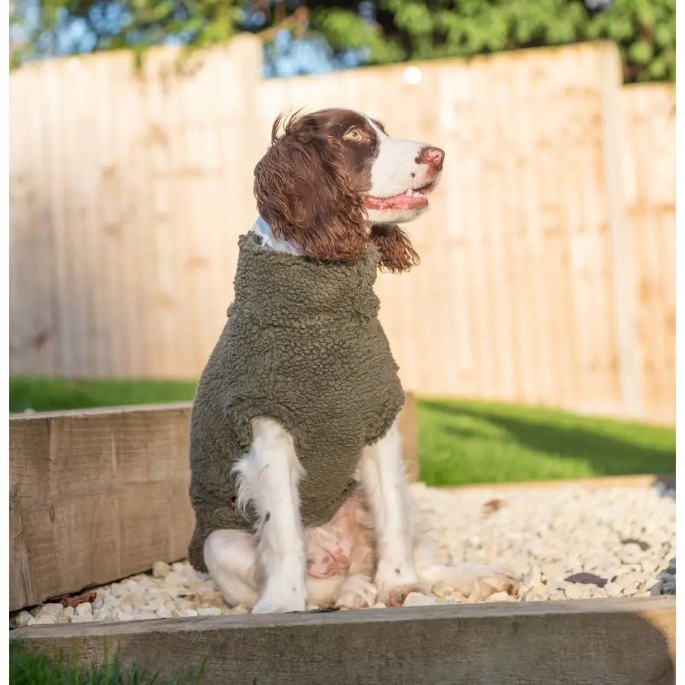Teddy Fleece Dog Jumper - Made to Measure - Hugo and Ted