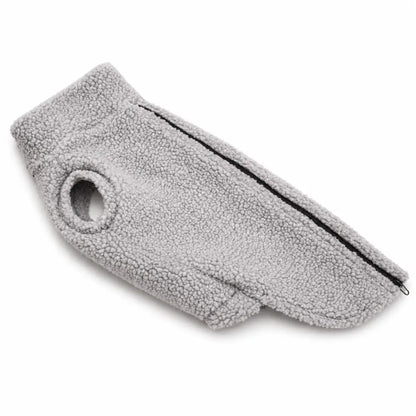 Teddy Fleece Dog Jumper - Made to Measure - Standard neck / Yes zip (+£5)
