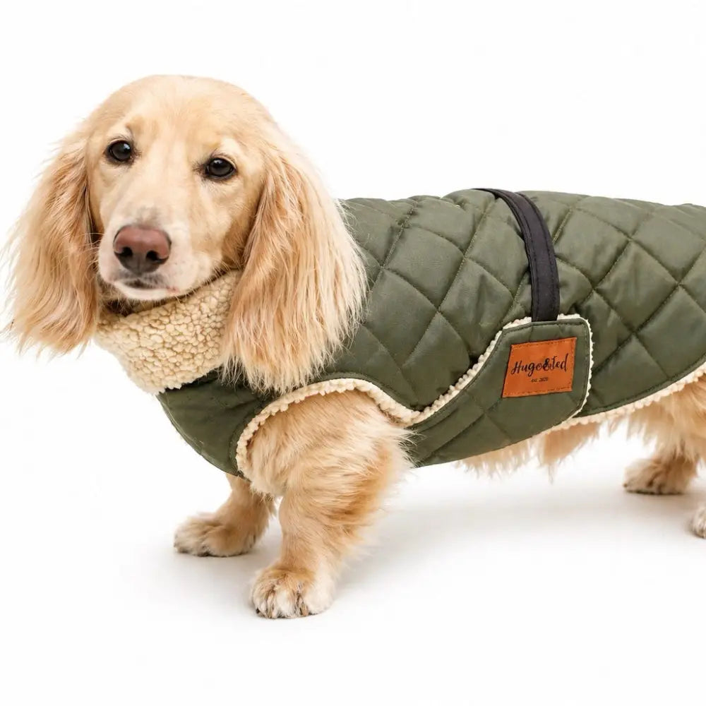 Teddy Fleece Lined Quilted Waterproof Ultimate Walkies Coat - Made to Measure