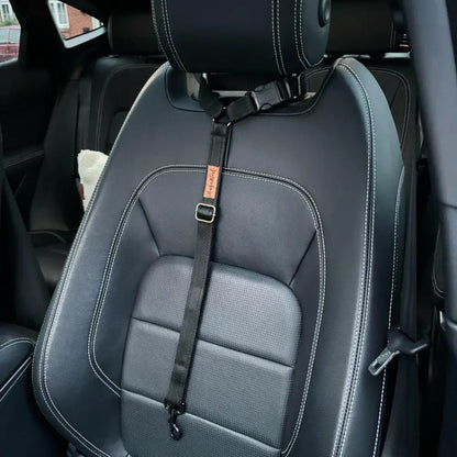 Teddy Fleece Waterproof Base Dog Car Seat Bed - 3 Sizes, Removable Covers, Machine Washable - Hugo and Ted