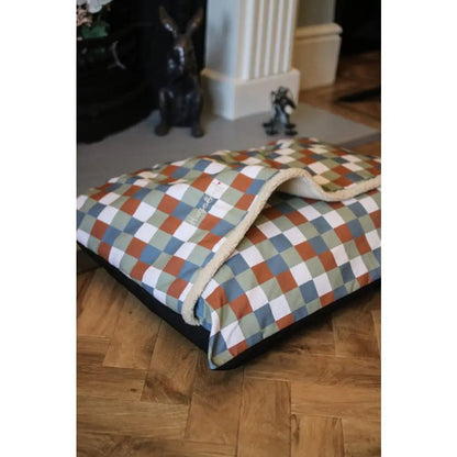 Toby Tartan Print Personalised Waterproof Dog Den Bed - Canopy, Made to Order - Hugo and Ted