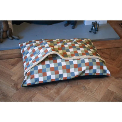 Toby Tartan Print Personalised Waterproof Dog Den Bed - Canopy, Made to Order - Hugo and Ted