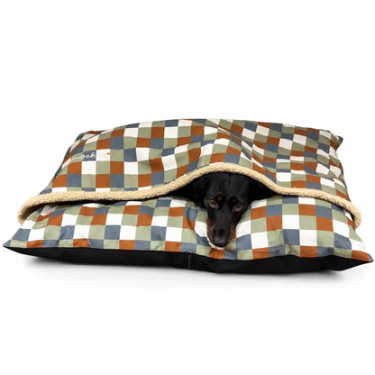 Toby Tartan Print Personalised Waterproof Dog Den Bed - Canopy, Made to Order - Hugo and Ted