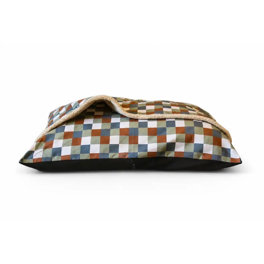 Toby Tartan Print Personalised Waterproof Dog Den Bed - Canopy, Made to Order - Hugo and Ted