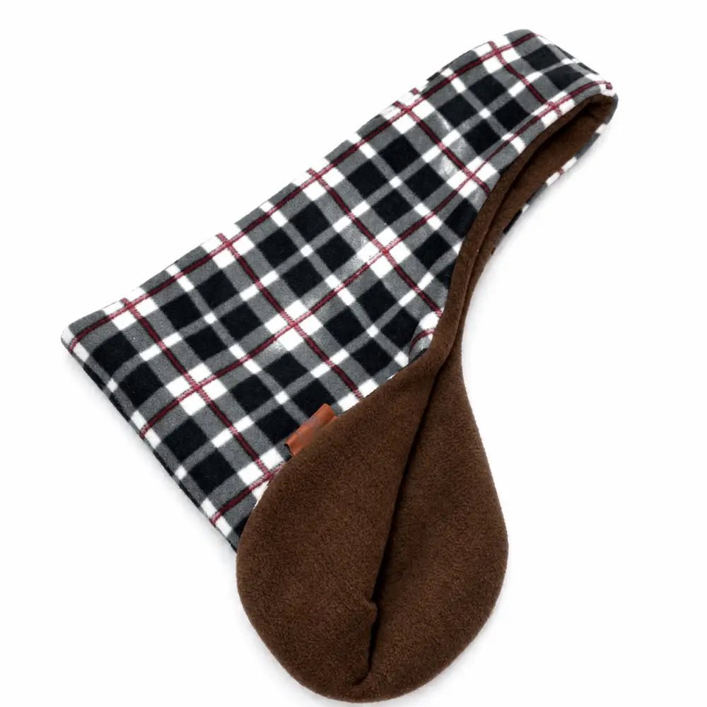 Two Tone Fleece Fleece Dog Sling Carrier - Multiple Sizes, Made to Order - Hugo and Ted