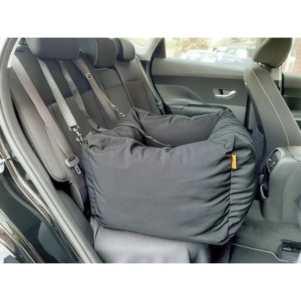 Waterproof Dog Car Seat Bed - 3 Sizes, Removable Covers, Machine Washable - Hugo and Ted