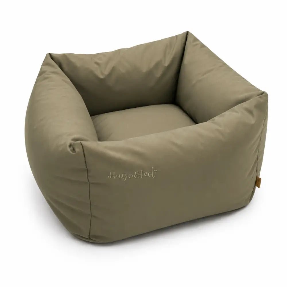 Waterproof Dog Car Seat Bed - 3 Sizes, Removable Covers, Machine Washable - Hugo and Ted
