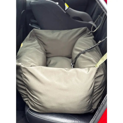 Waterproof Dog Car Seat Bed - 3 Sizes, Removable Covers, Machine Washable - Hugo and Ted